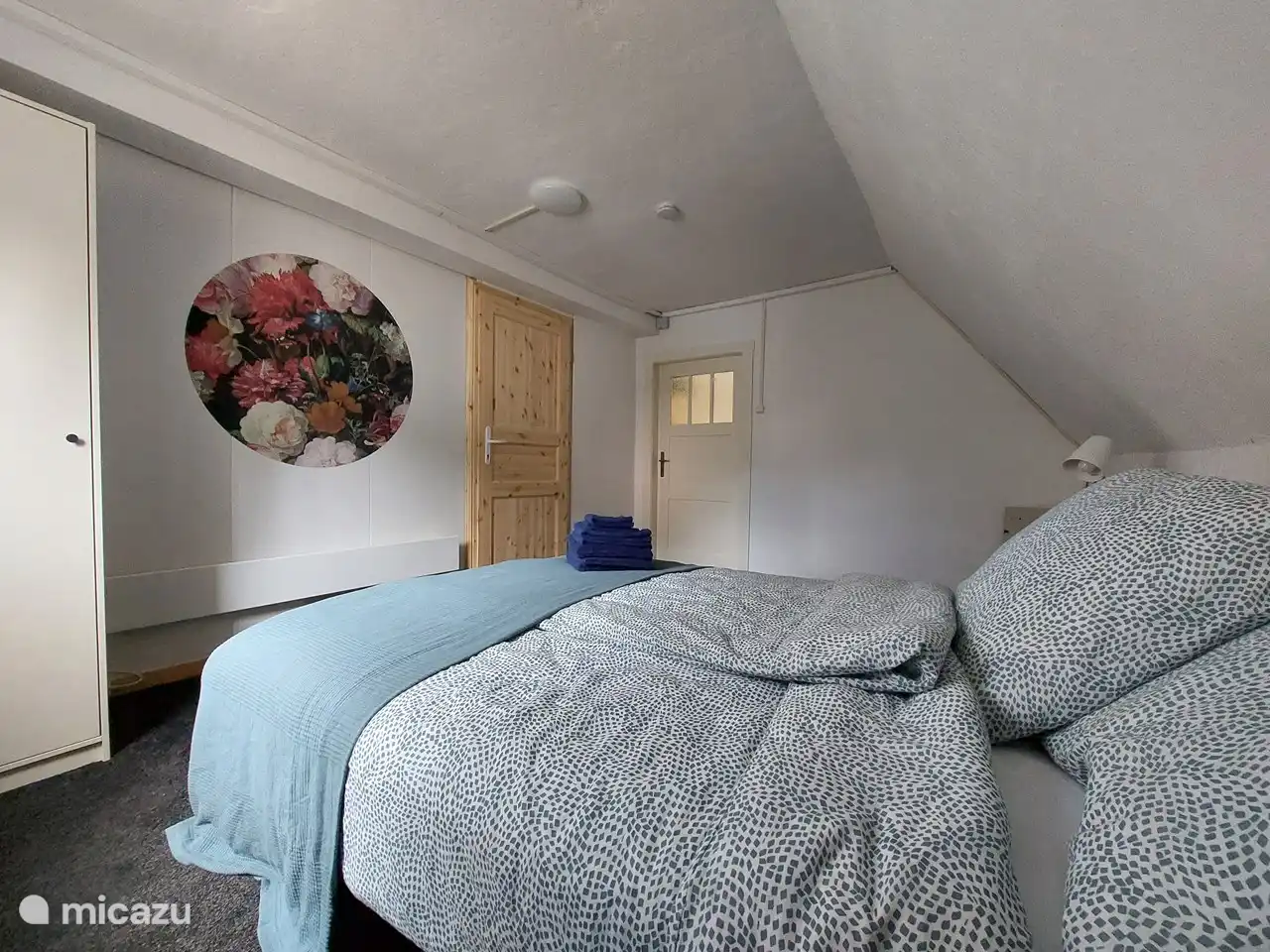 The room has electric heating