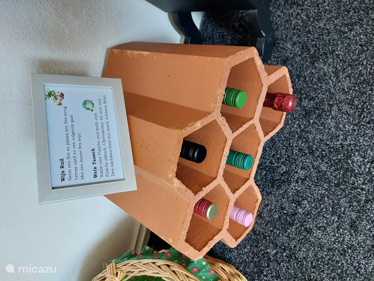 Our Wine Exchange, take a bottle and surprise the next guest with a bottle of your choice.