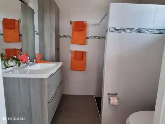 villanueva en Curazao, Bandabou (oeste), Fontein - villa Baño en suite.
