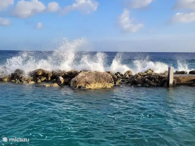 villanueva en Curazao, Bandabou (oeste), Fontein - villa rompeolas