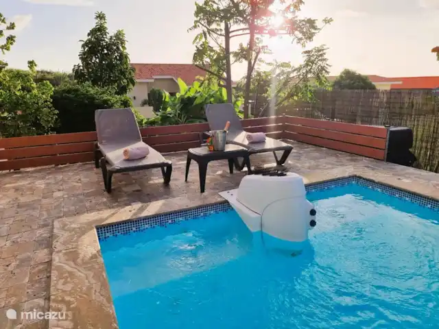 villanueva en Curazao, Bandabou (oeste), Fontein - villa junto a la piscina