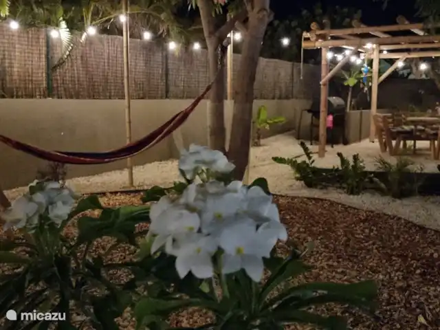 villanueva en Curazao, Bandabou (oeste), Fontein - villa Villanueva de noche.