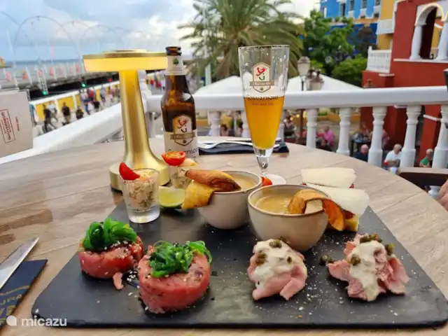 villanueva en Curazao, Bandabou (oeste), Fontein - villa Merienda y bebida en el Gobernador - Otrobanda