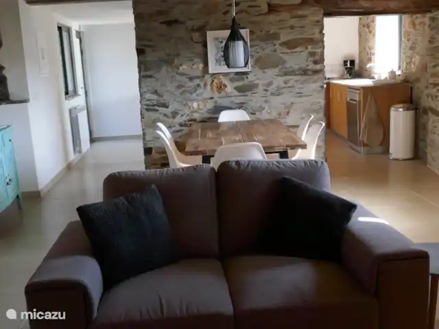 Casa Laranjeira | Portugal, Viseu, Mortágua - maison de vacances Salon avec canapés et table à manger