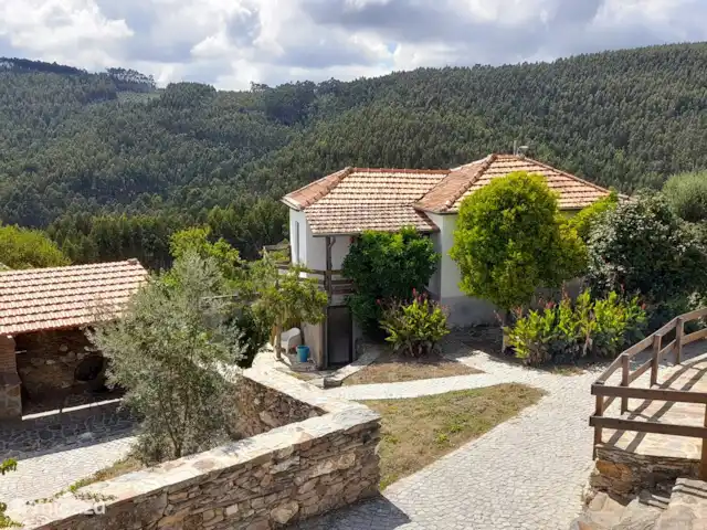 Casa Laranjeira | Portugal, Viseu, Mortágua - maison de vacances Vue de la maison depuis la piscine