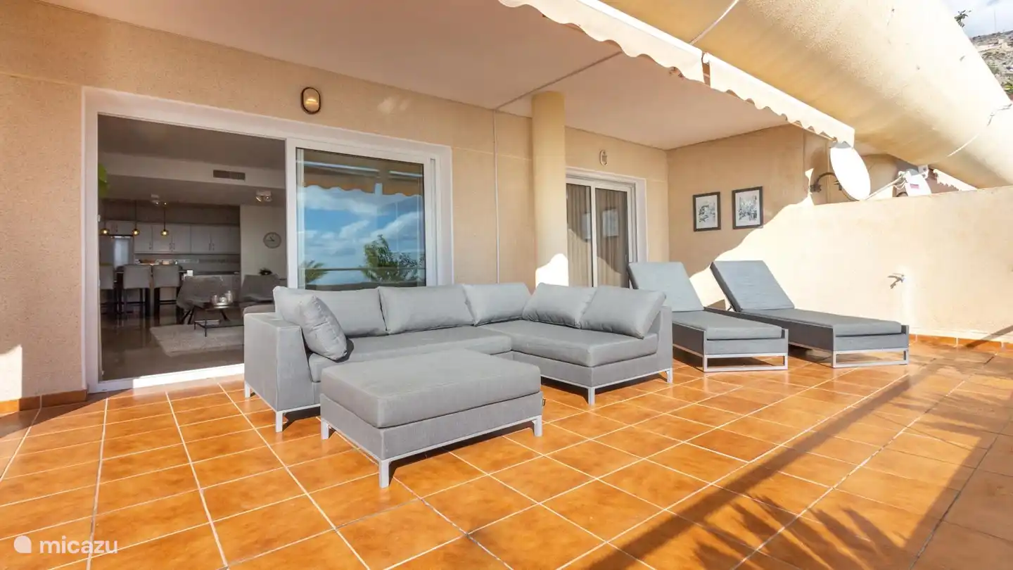 veel privacy op het terras