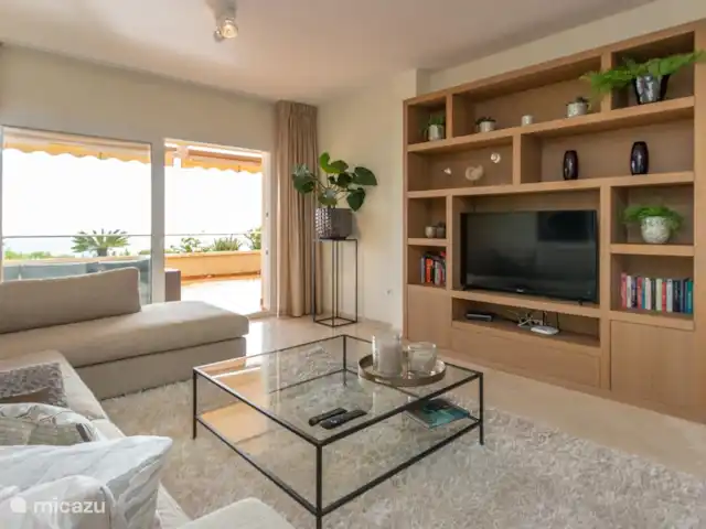 Vista al Mar | Espagne, Costa Blanca, Altea - appartement Joli canapé d'angle, le tapis est aussi douillet