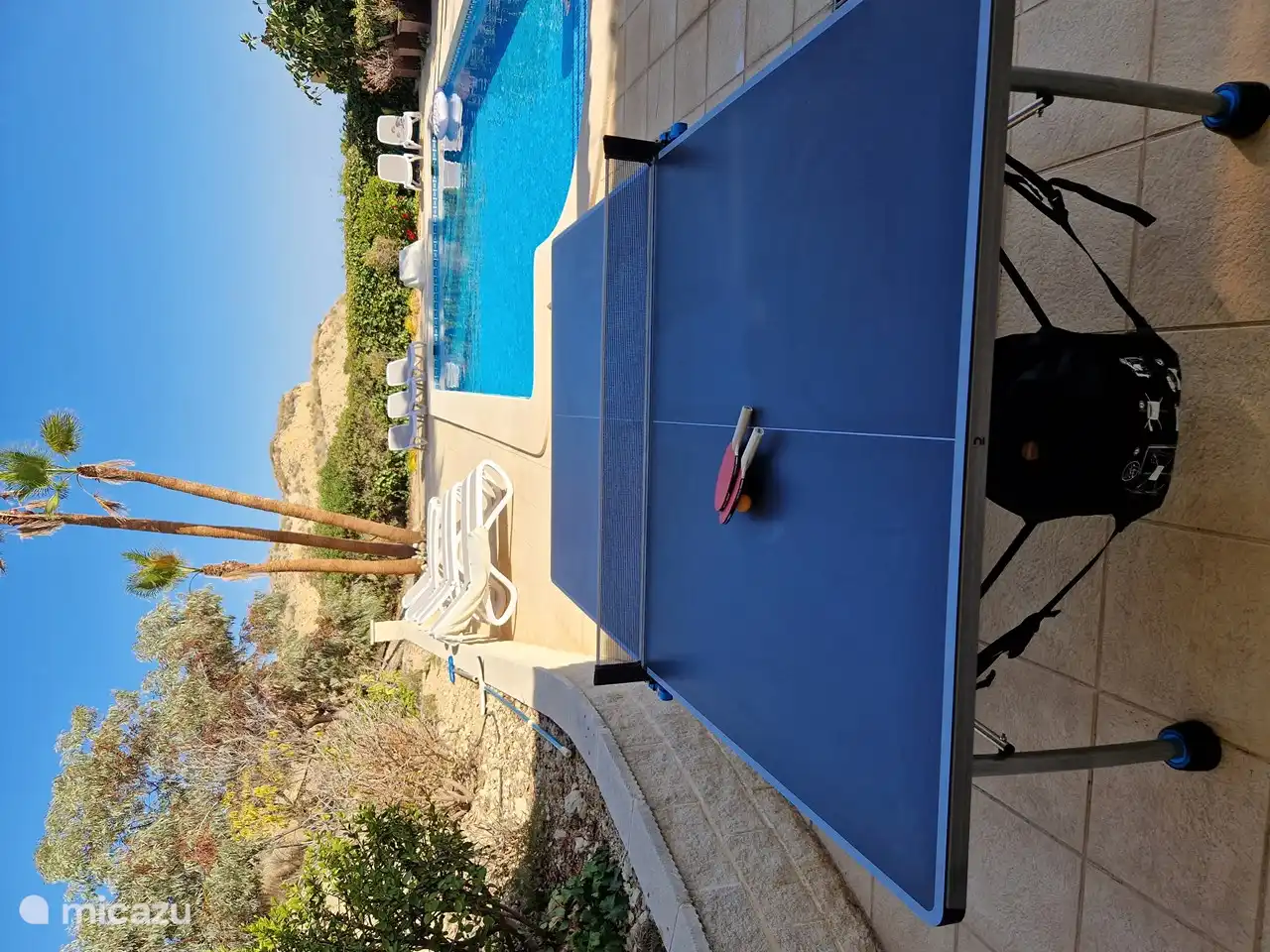 Profitez de jouer au tennis de table avec les membres de votre famille. C'est possible à la Casa Gran Mirador. Et après le tennis de table, vous pourrez continuer à jouer au billard américain en salle.