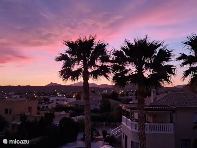 Casa Grand Mirador | Espagne, Costa Blanca, Muchamiel - Alicante - villa Un magnifique coucher de soleil à la Casa Gran Mirador.