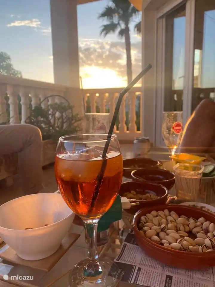 Profiter du coucher de soleil....