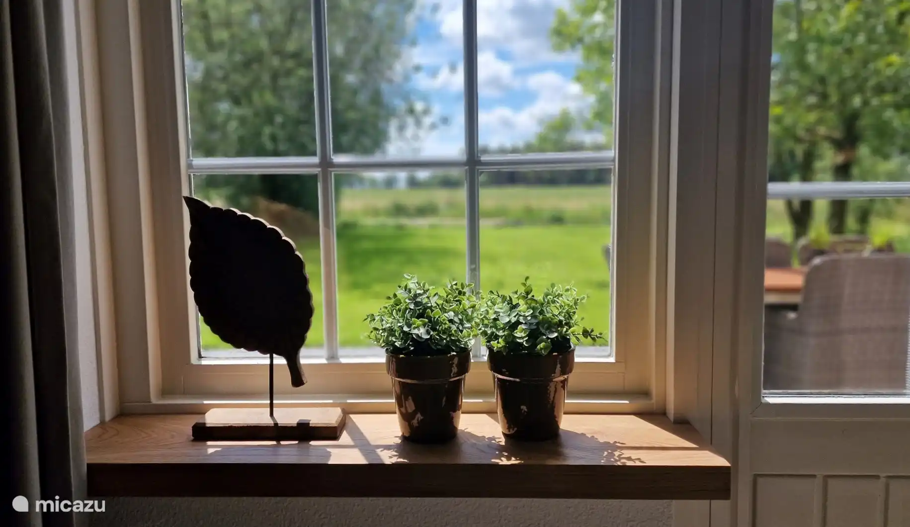 Blick aus dem Wohnzimmer