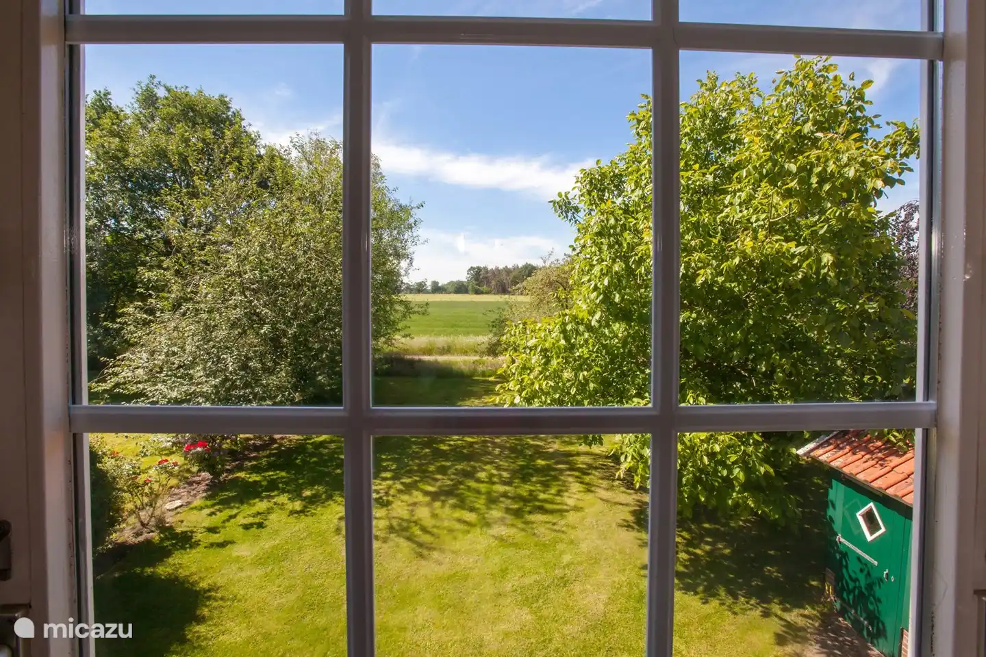 Blick vom Schlafzimmer Südseite