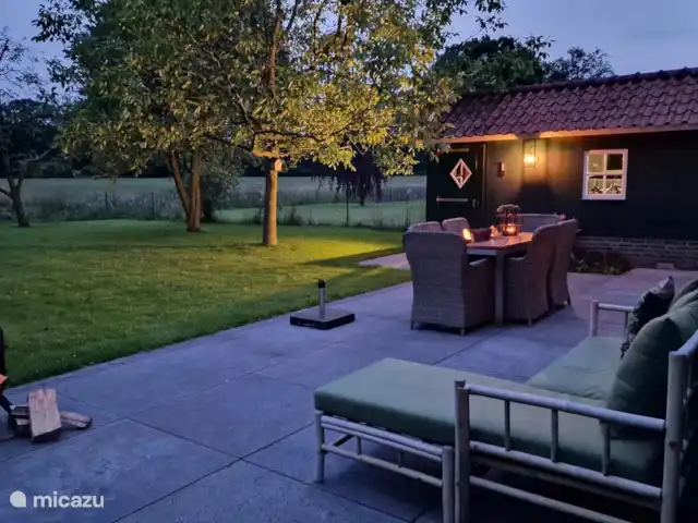Huisje Weidezicht ● Achterhoek huren in Nederland, Gelderland, Lievelde - vakantiehuis Uitzicht by night