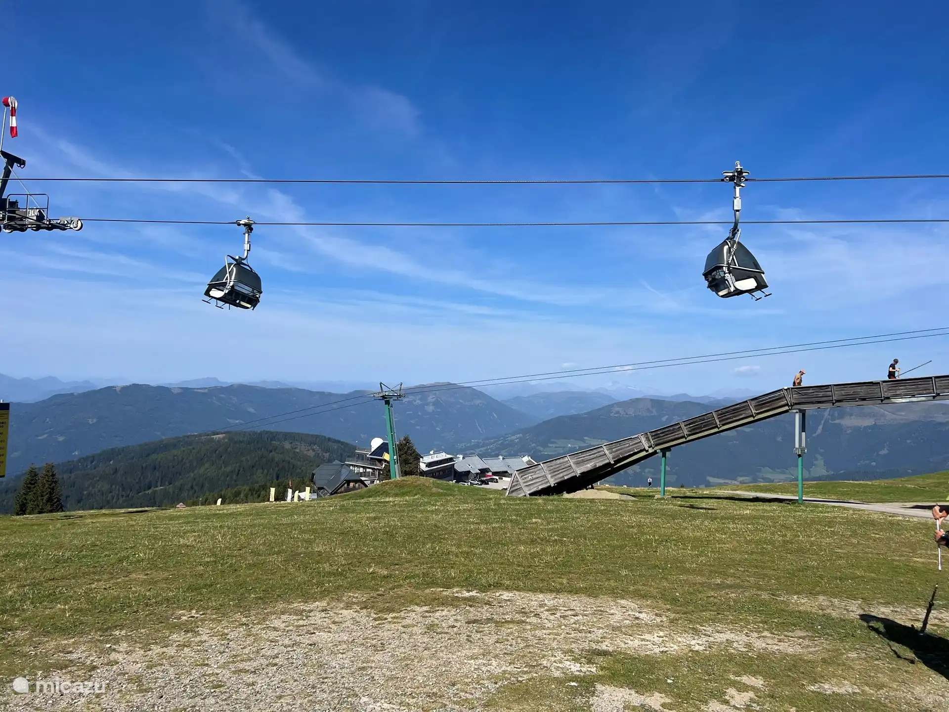 Gerlitzen en été, belle vue en randonnée.