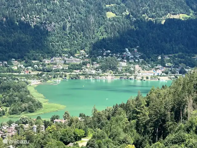 High Alpine Vacuum EVladen, bain à remous et barbecue | Autriche, Carinthie, Arnoldstein - maison de vacances Wörhtersee depuis la tour Pyramidenkogel