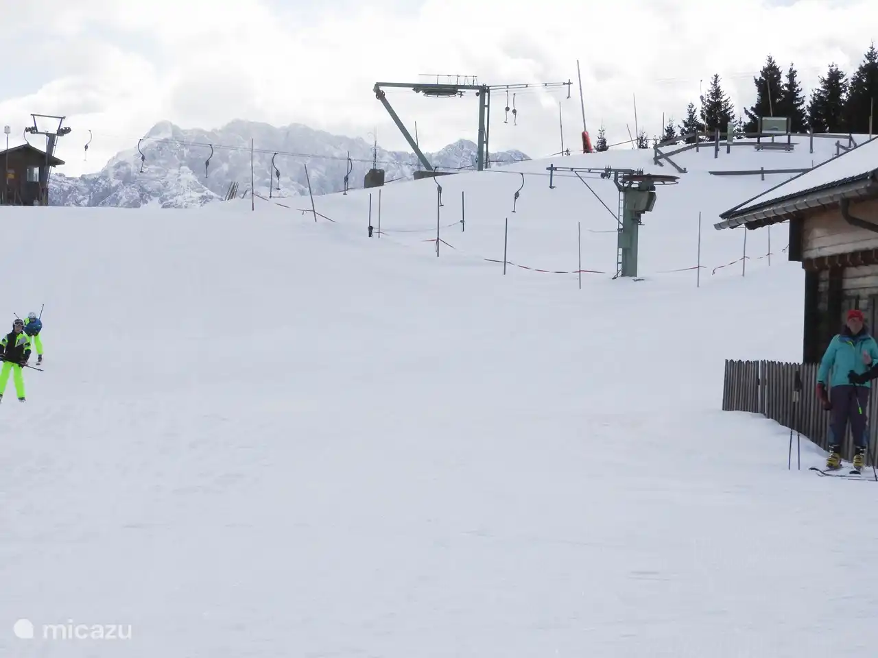 Téléskis au sommet de la première partie Dreiländereck