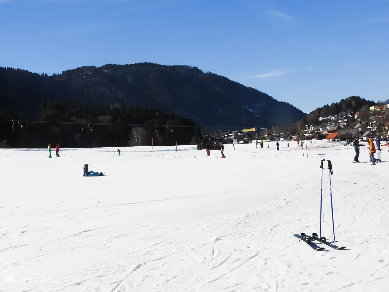 Téléski pour débutants au télésiège