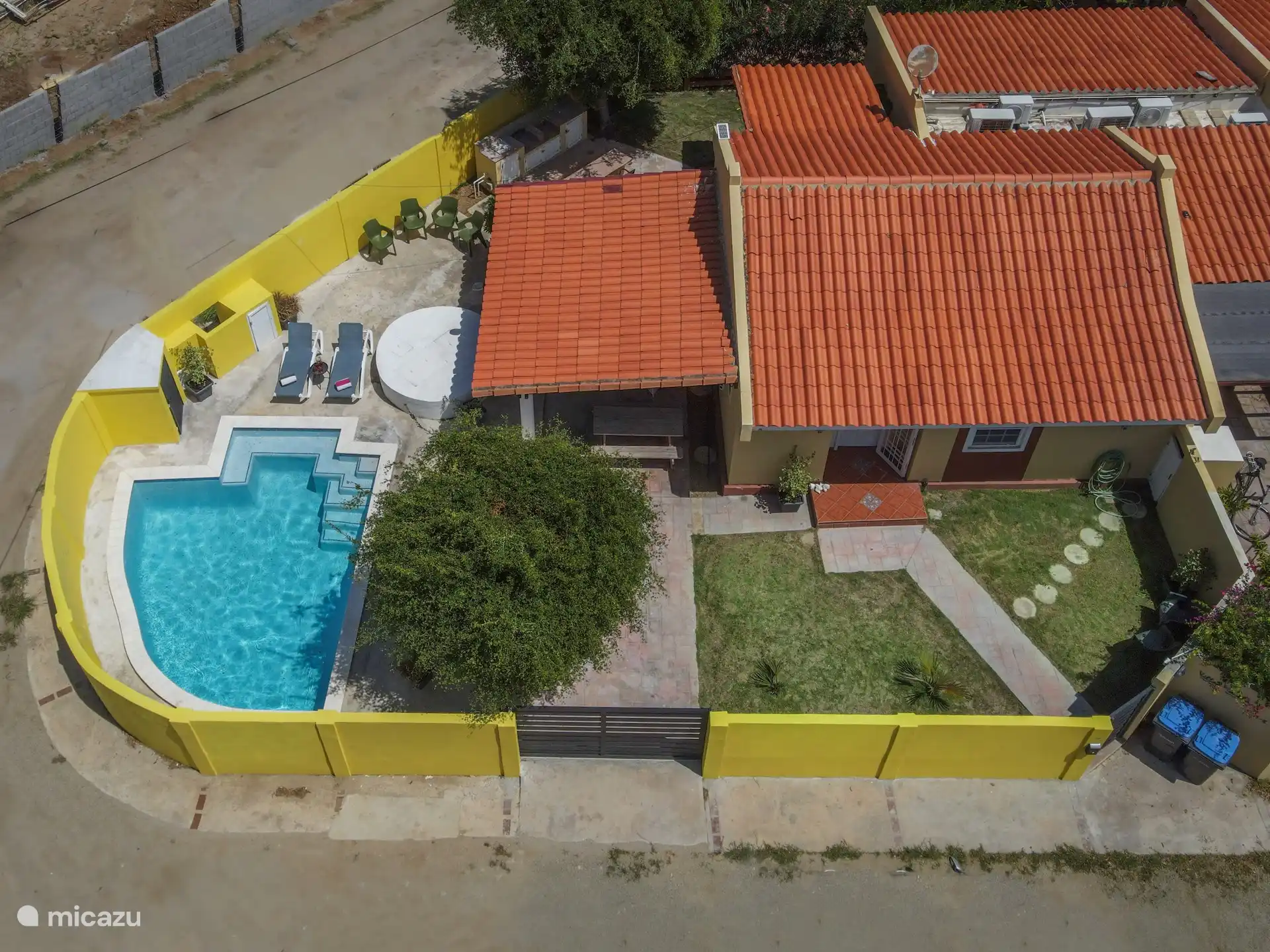 Ein Übersichtsfoto der Villa 