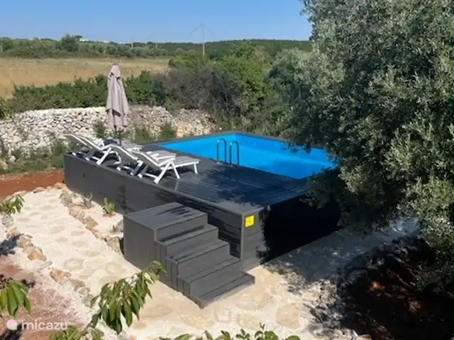 Trullo Président | Italie, Pouilles (Puglia), Martina Franca - maison de vacances Piscine avec terrasse ensoleillée