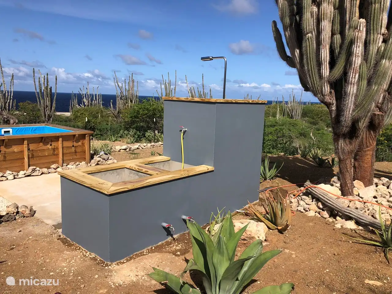 Spültanks für Tauchausrüstung und Außendusche