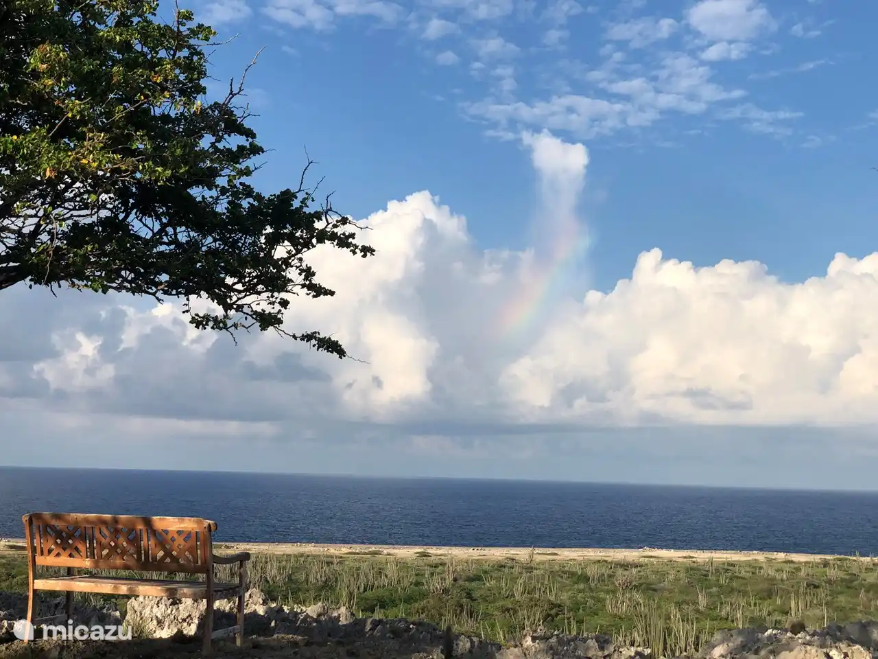 Genießen Sie die Aussicht von der Bank