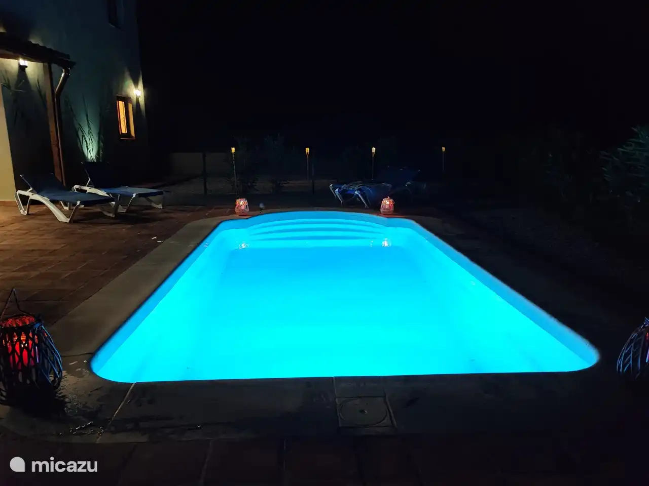 Piscine de nuit