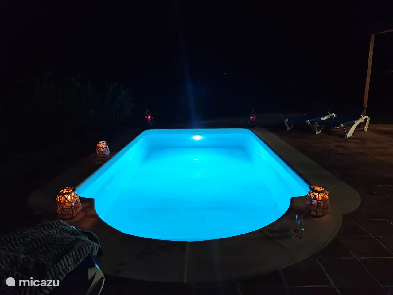Piscine de nuit