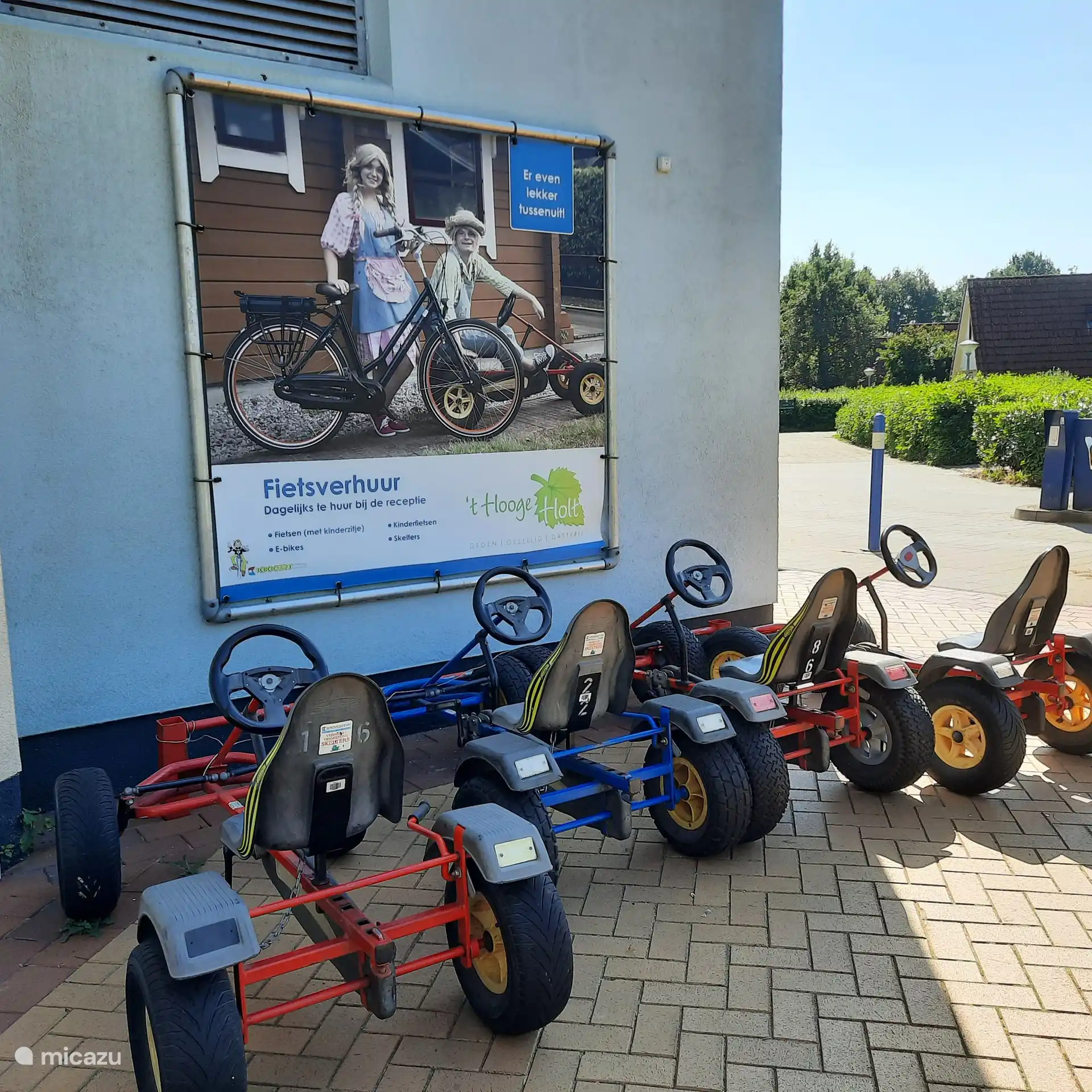 Go-kart and bike rental
