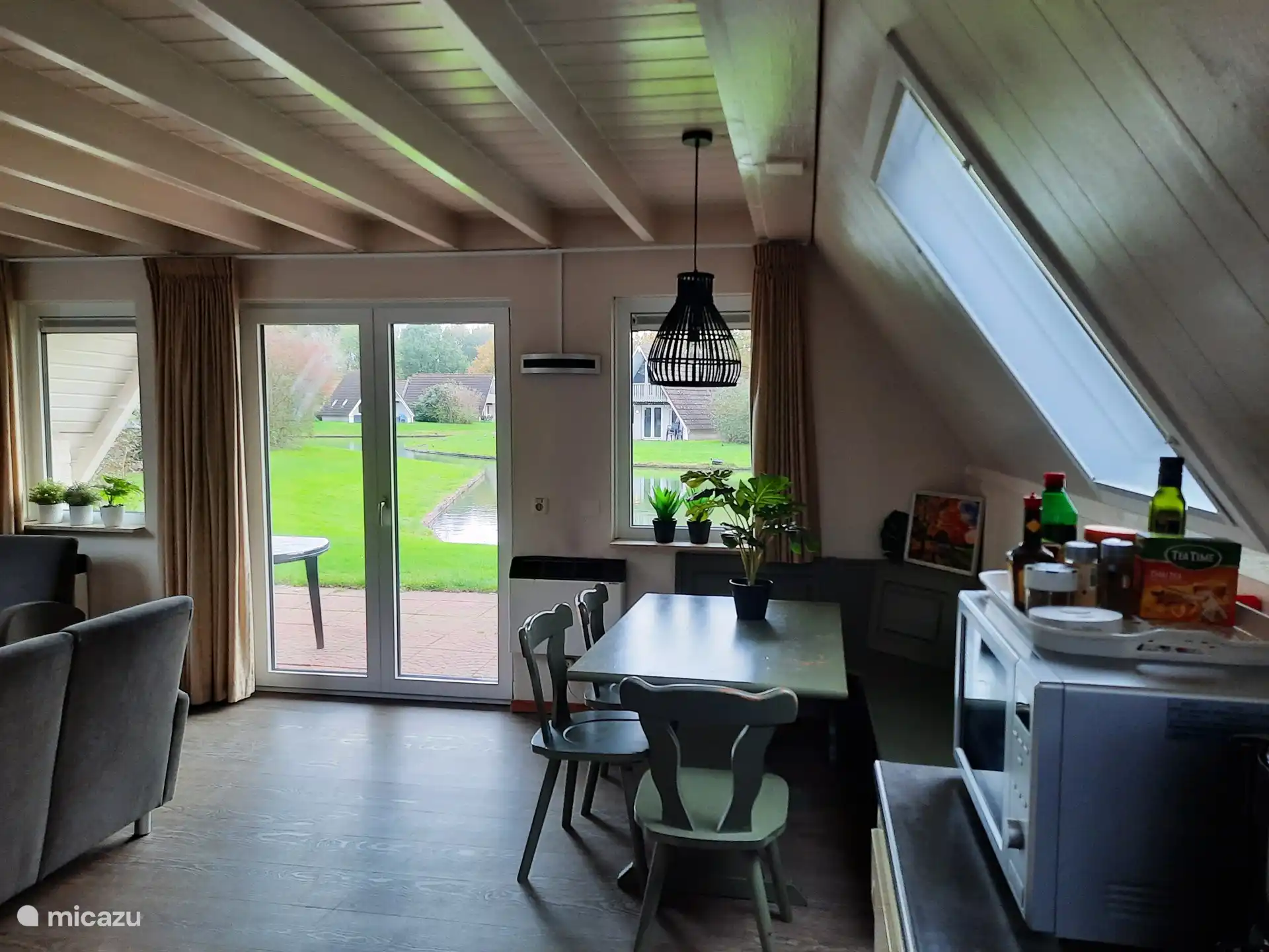 De Gouwe, Bungalow an einem Fischteich in Niederlande, Overijssel, Gramsbergen - Bungalow