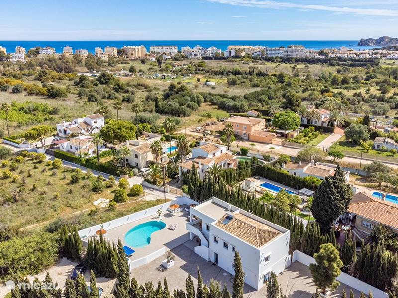 Vakantiehuis Spanje, Costa Blanca, Javea Villa Ibiza stijl villa loopafstand strand