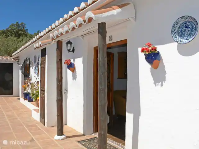 Casa The Lofties huren in Spanje, Costa del Sol, Comares - villa Ingang van het terras naar de eetkamer.