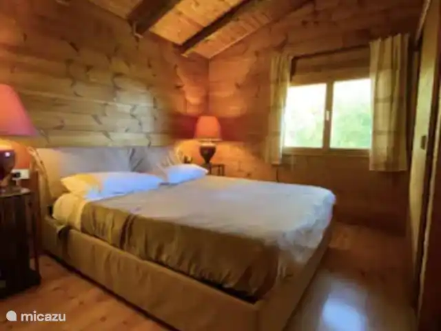 Casa Mottarone | Italie, Piémont, Armeno - cabane en bois / lodge Chambre 1 avec lit double