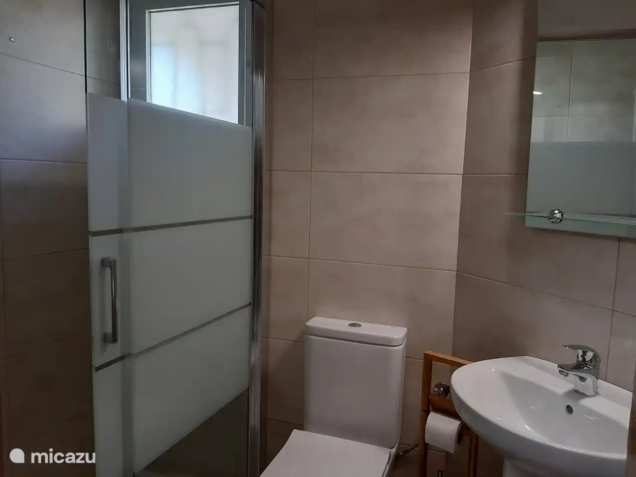 Bathroom with walk-in shower