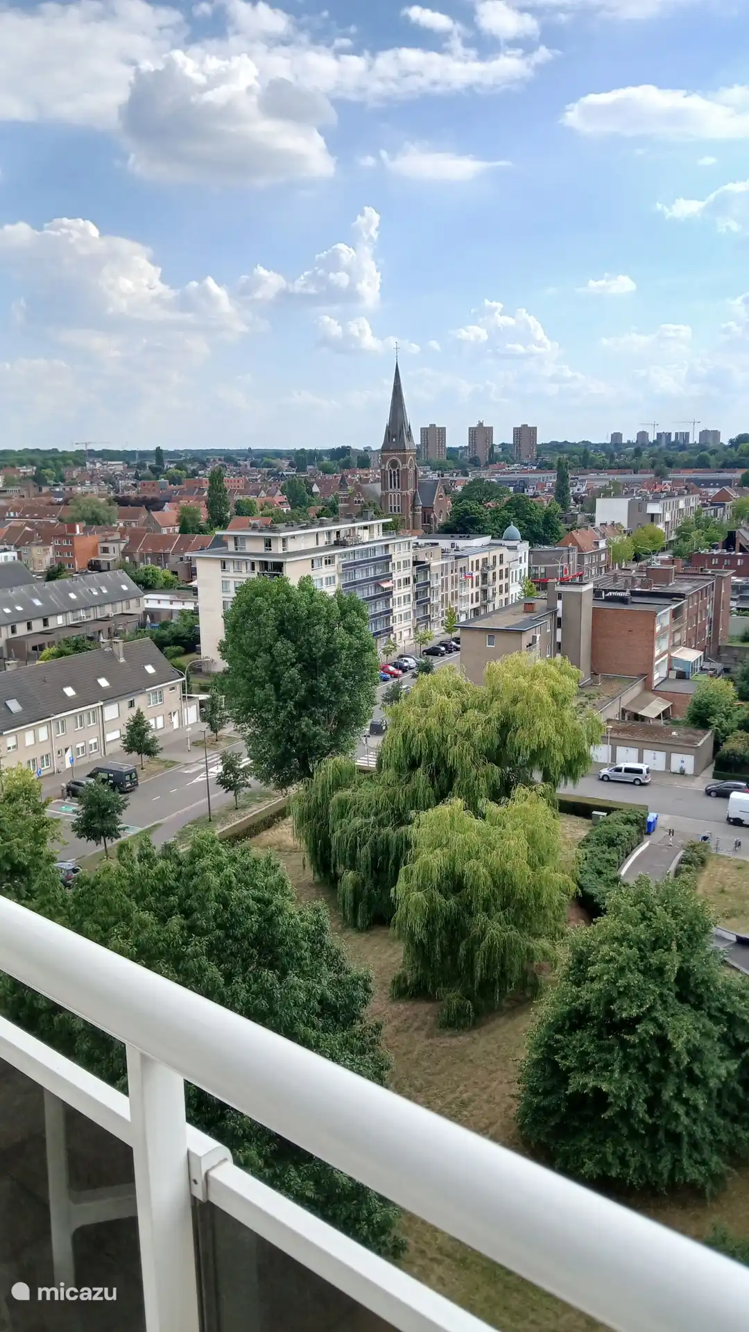 Hermosa vista desde la terraza 