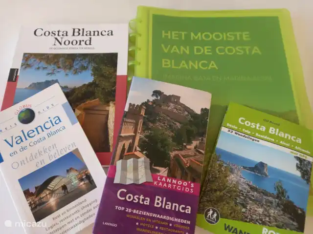Casa Hannah huren in Spanje, Costa Blanca, Finestrat - vakantiehuis veel wandelmogelijkheden in de buurt. Geen idee hoe er aan te beginnen of waar naartoe? Geen nood! Wij hebben heel wat boekjes ter inspiratie voor jullie ter beschikking