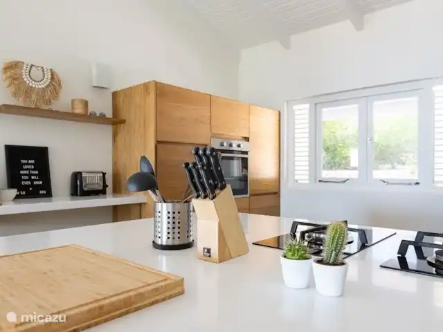 Villa Witsand en Curazao, Bandabou (oeste), Coral Estate, Rif St.Marie - villa cocina