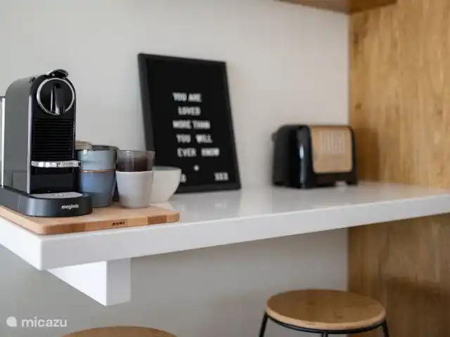 Villa Witsand en Curazao, Bandabou (oeste), Coral Estate, Rif St.Marie - villa cafetera nespresso