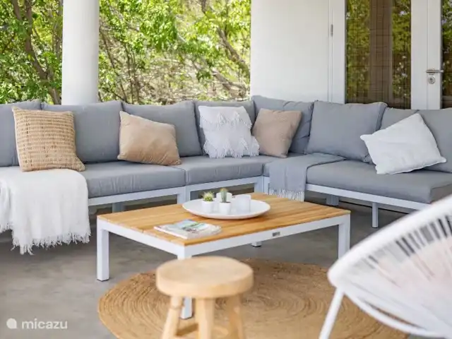Villa Witsand en Curazao, Bandabou (oeste), Coral Estate, Rif St.Marie - villa Sofá de salón