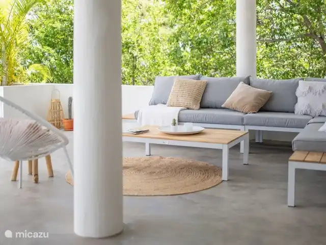 Villa Witsand en Curazao, Bandabou (oeste), Coral Estate, Rif St.Marie - villa Sofá de salón