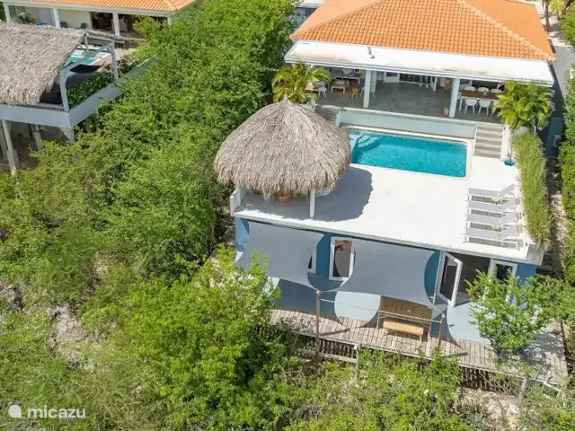 Villa Witsand en Curazao, Bandabou (oeste), Coral Estate, Rif St.Marie - villa Foto general de Villa Witsand, primer piso y planta baja