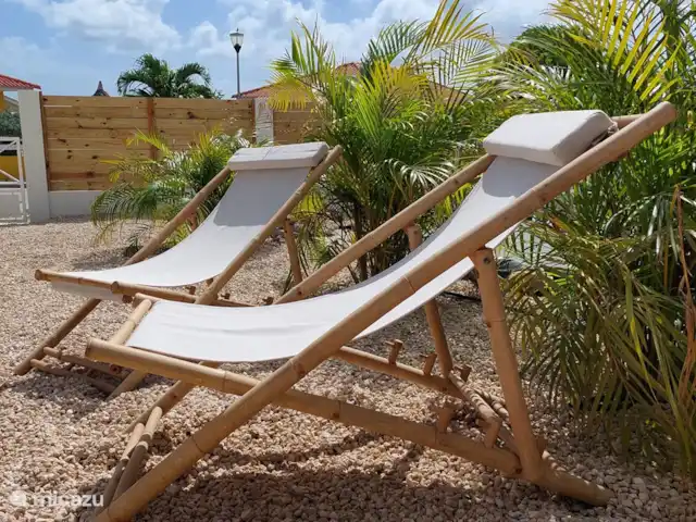Apartamento Bamboo  en Curazao, Bandabou (oeste), Fontein - apartamento Tomar el sol en 1 de las tumbonas