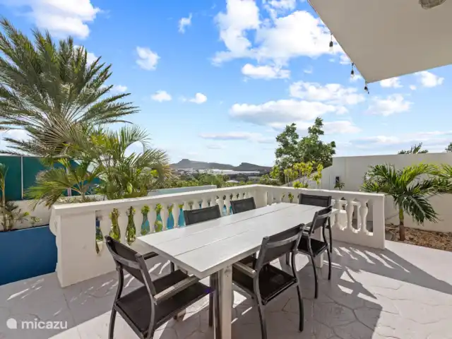 Hacienda Azul | Curaçao, Banda Ariba (est), Jan Thiel - villa Vue unique sur la terrasse arrière
