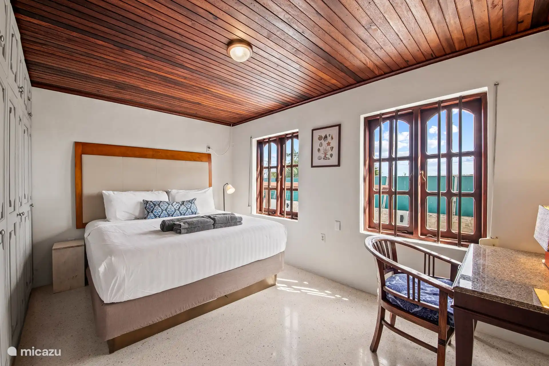 Midden slaapkamer aan de oost kant van het huis