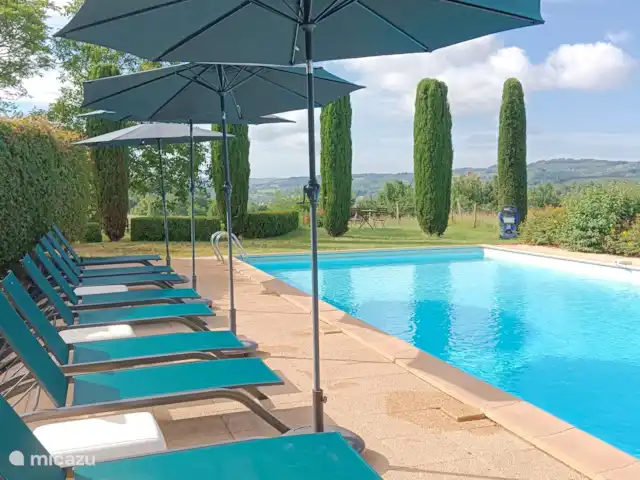Location de Vacances France, Corrèze, Perpezac-le-Blanc, gîte / cottage - Domaine Leyvinie, Gîte Syrah Domaine Leyvinie, piscine