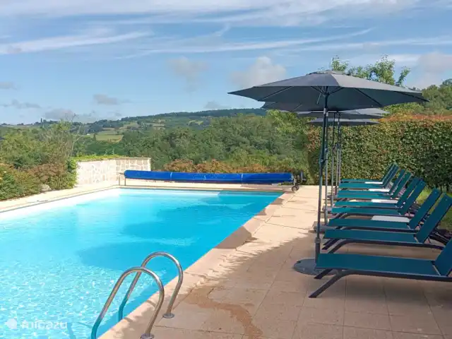 Location de Vacances France, Corrèze, Perpezac-le-Blanc, gîte / cottage - Domaine Leyvinie, Gîte Grenache Domaine Leyvinie, piscine