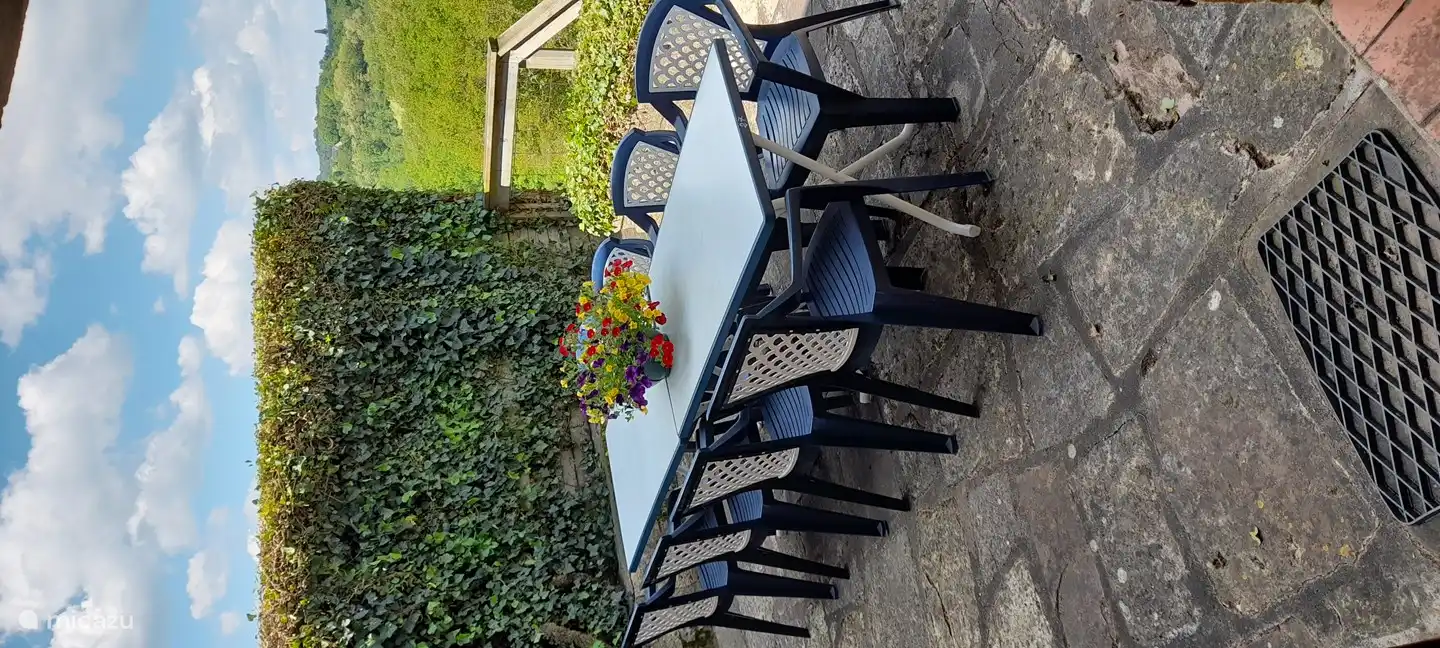 Domaine Leyvinie, Gite Grenache, die Terrasse