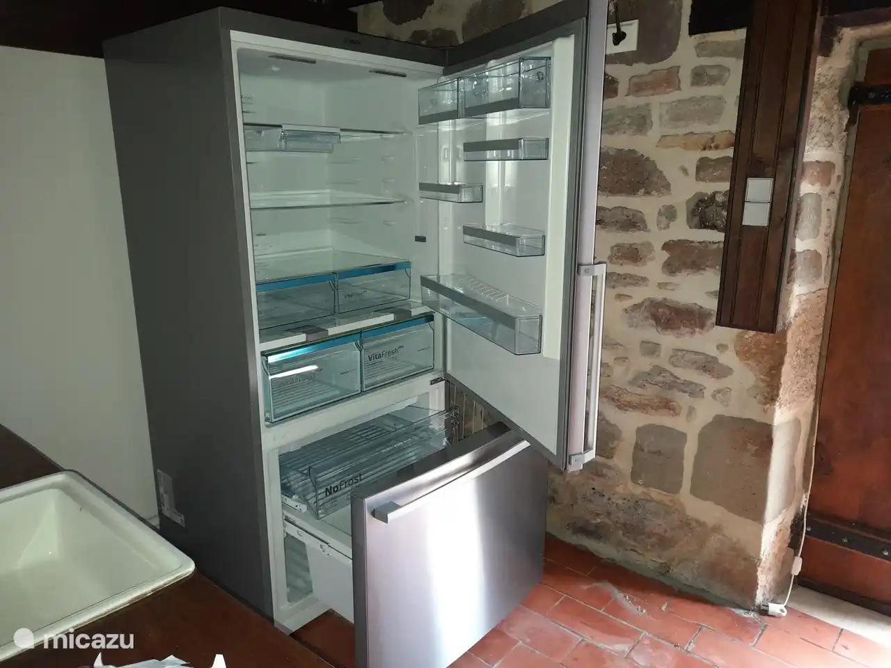 Domaine Leyvinie, Gite Grenache, amerikanischer Kühlschrank