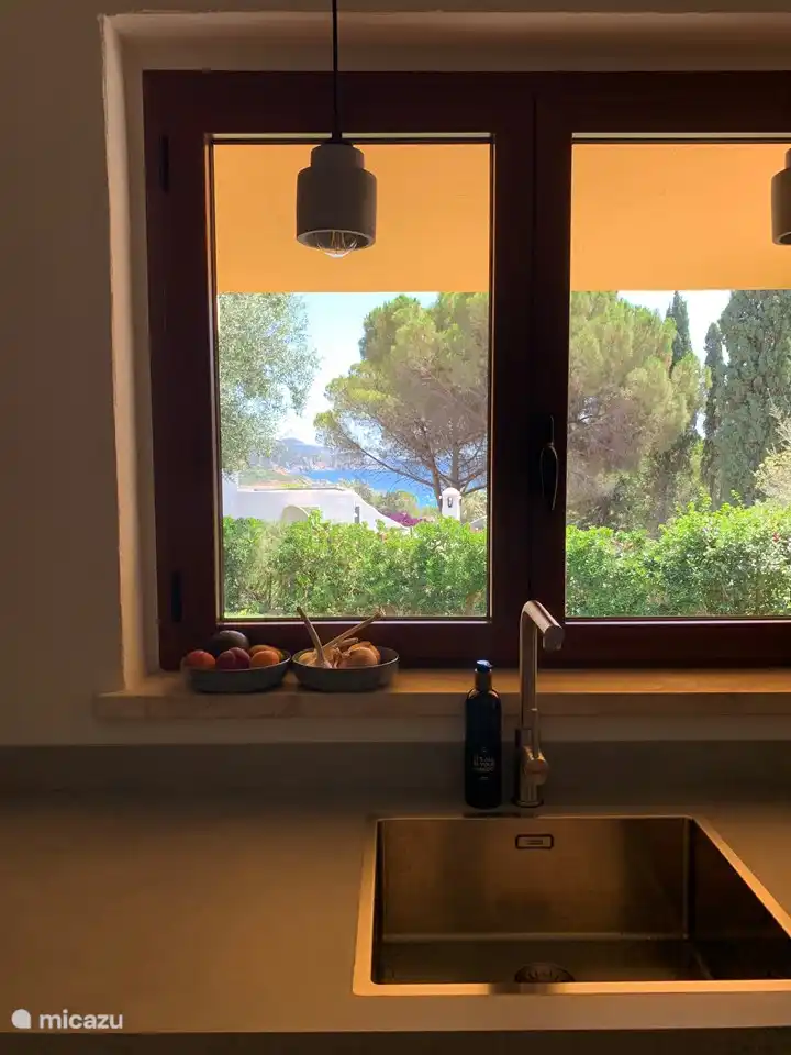 Meerblick von der Küche.