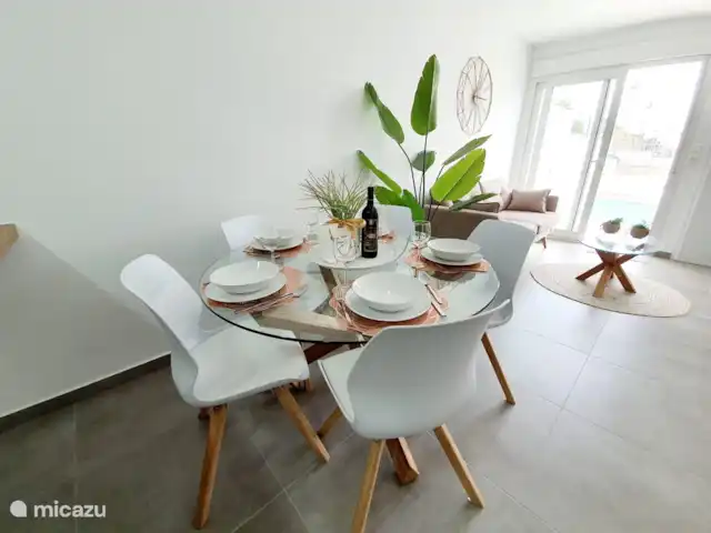 Casa Lo Pagan - Piscine Privée | Espagne, Costa Cálida, Lo Pagán - villa table à manger avec 6 chaises de salle à manger
