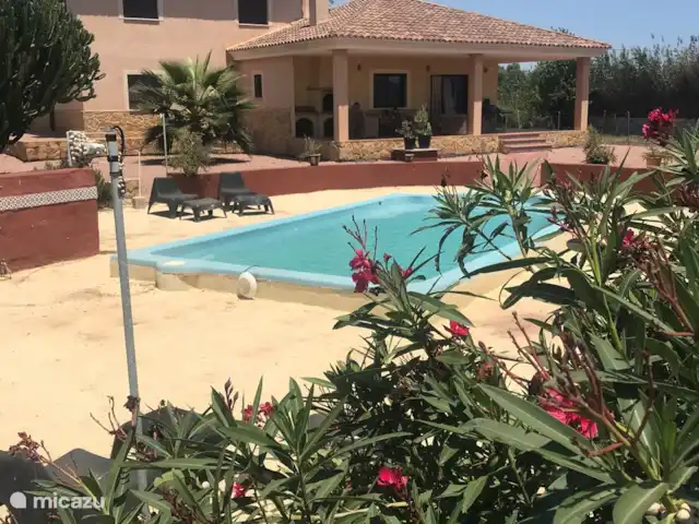 Villa avec piscine Solaire | Espagne, Costa Blanca, Daya Nueva - finca piscine avec vue sur la maison